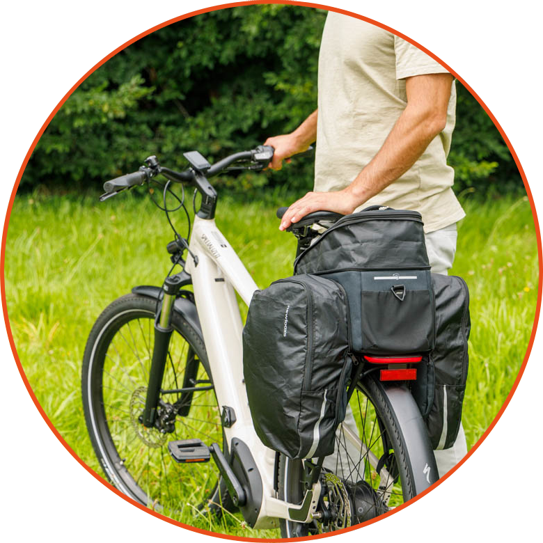 Sakwa rowerowa na tylny bagażnik New Looxs Sports 31L Racktime 2.0